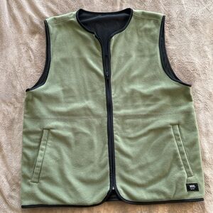 Vans Men’s Reversible Fleece Zip Vest – Size L